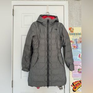 The North Face Women’s Metropolis 550 puffer goose down coat size Small gray